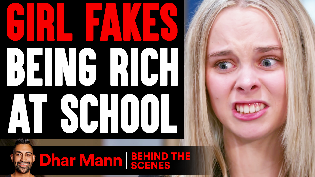Girl FAKES BEING RICH At School (Behind The Scenes)