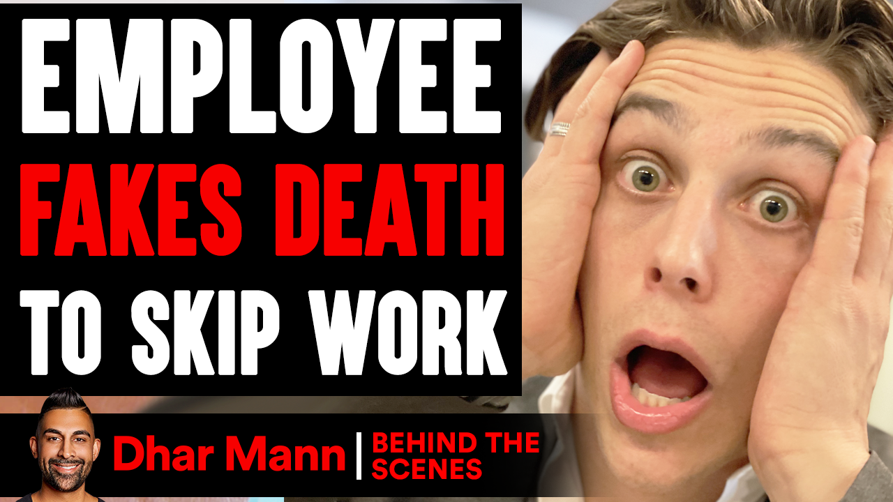 Employee FAKES DEATH To SKIP WORK (Behind The Scenes)