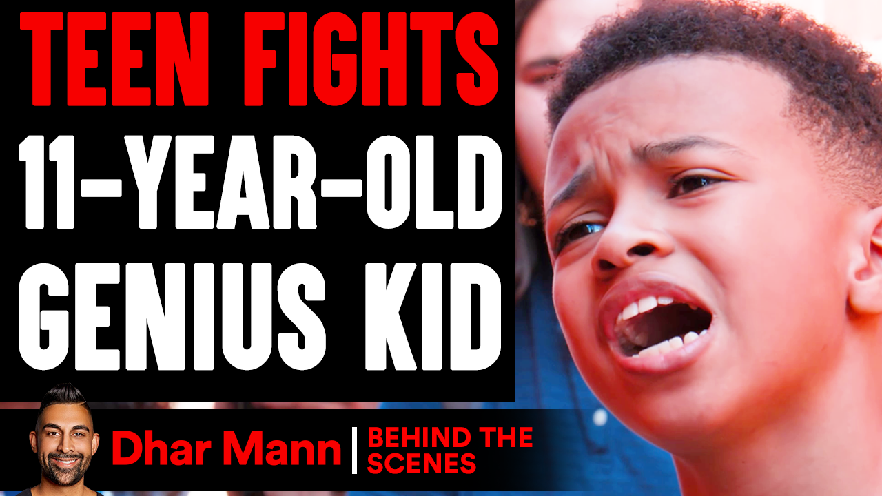 Teen FIGHTS 11-Year-Old GENIUS KID (Behind The Scenes)