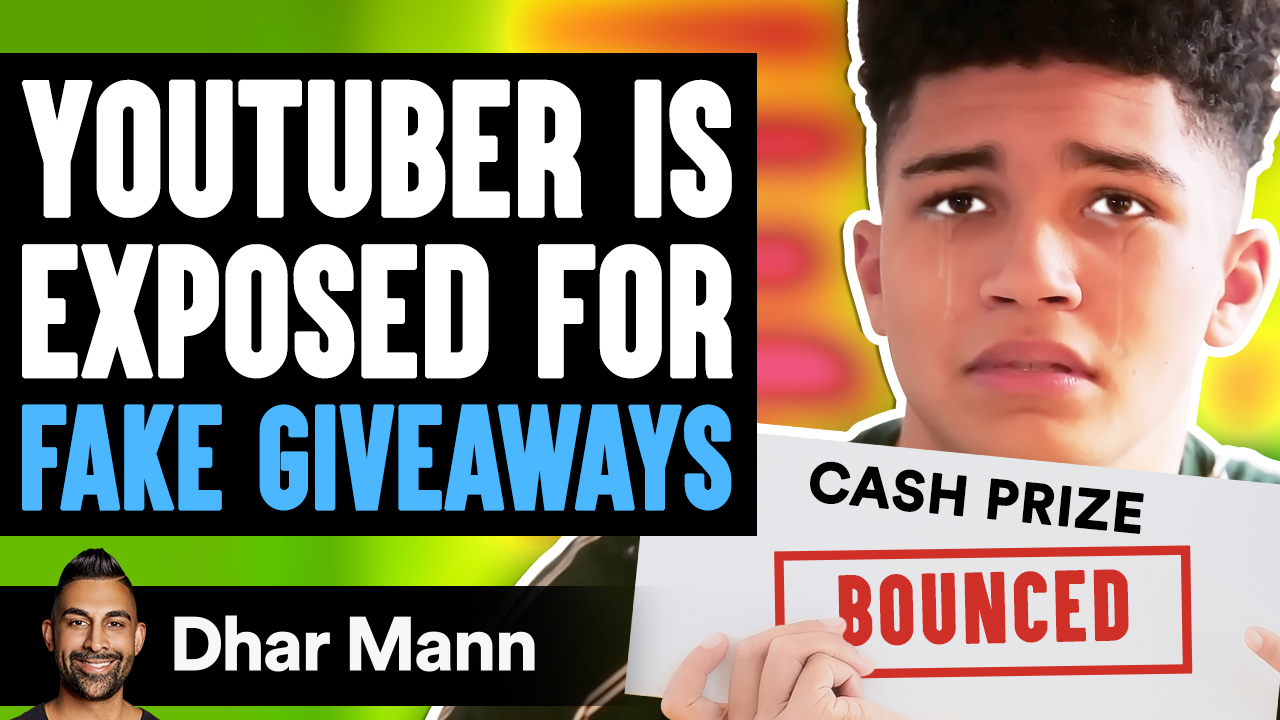 YouTuber Is EXPOSED For FAKE GIVEAWAYS, He Lives To Regret It
