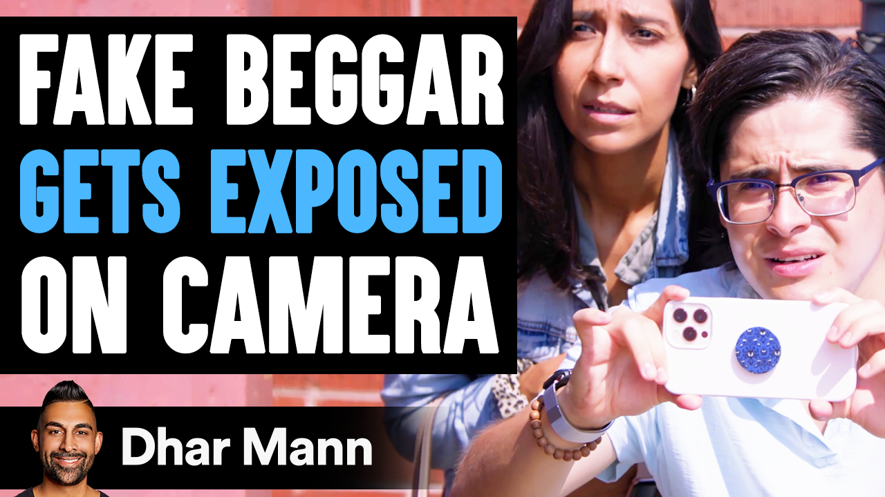 fake beggar get caught on camera dhar mann video