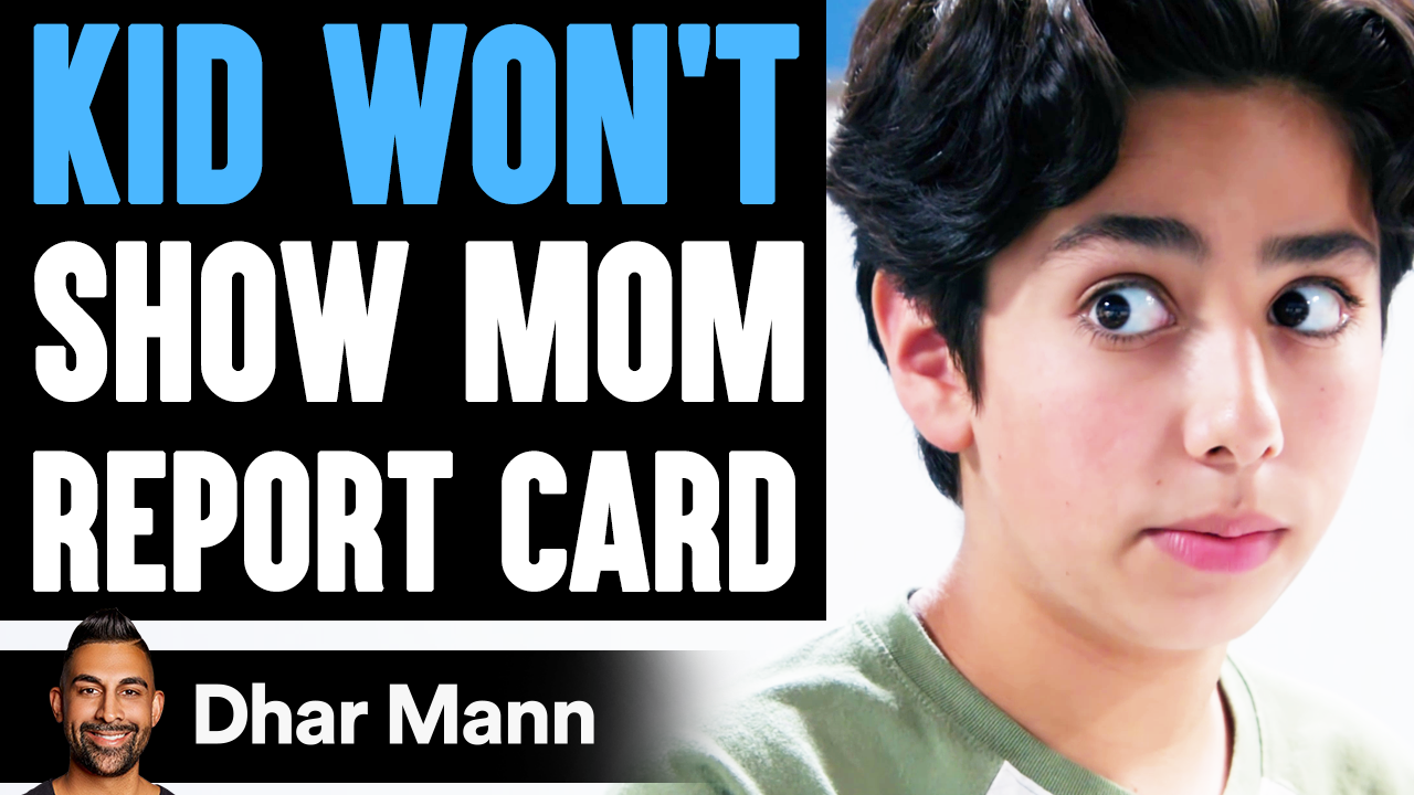kid wont show mom report card dhar mann video