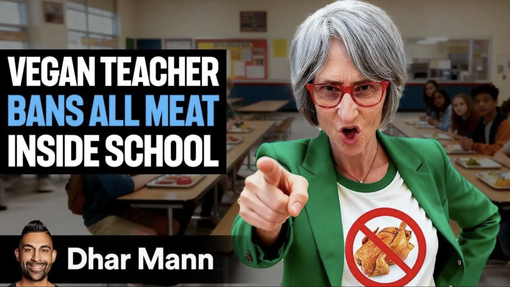 VEGAN TEACHER Bans All Meat On THANKSGIVING - Dhar Mann